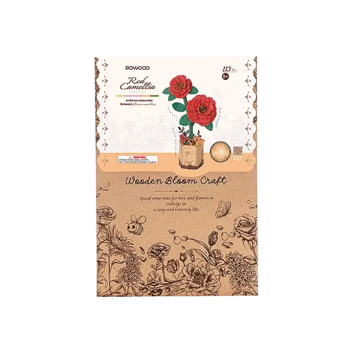 Kit para montar una flor de madera