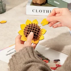 Kit para montar una flor de madera