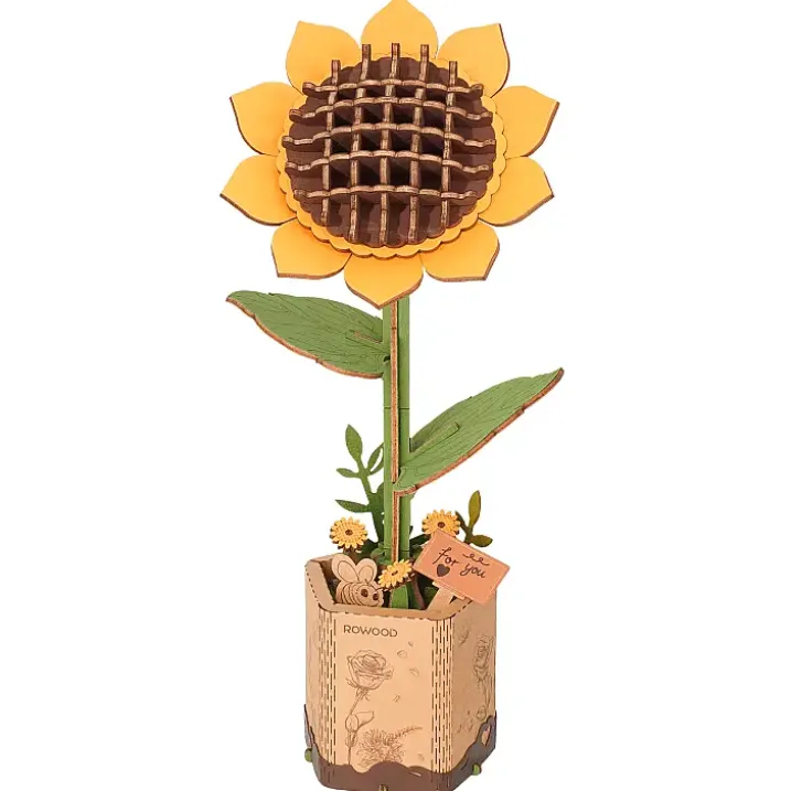 Kit para montar una flor de madera
