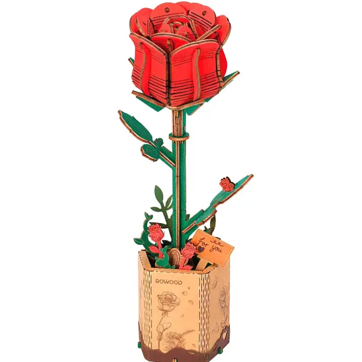Kit para montar una flor de madera