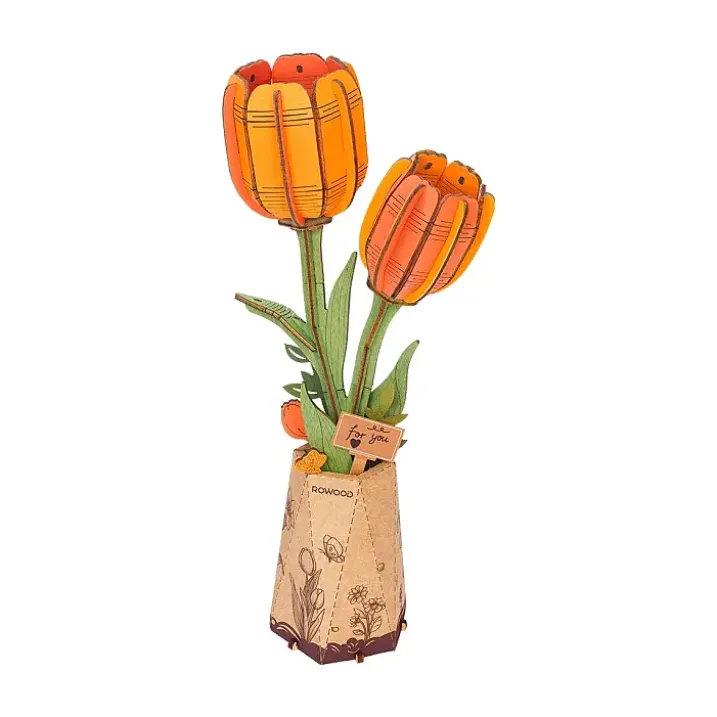Kit para montar una flor de madera