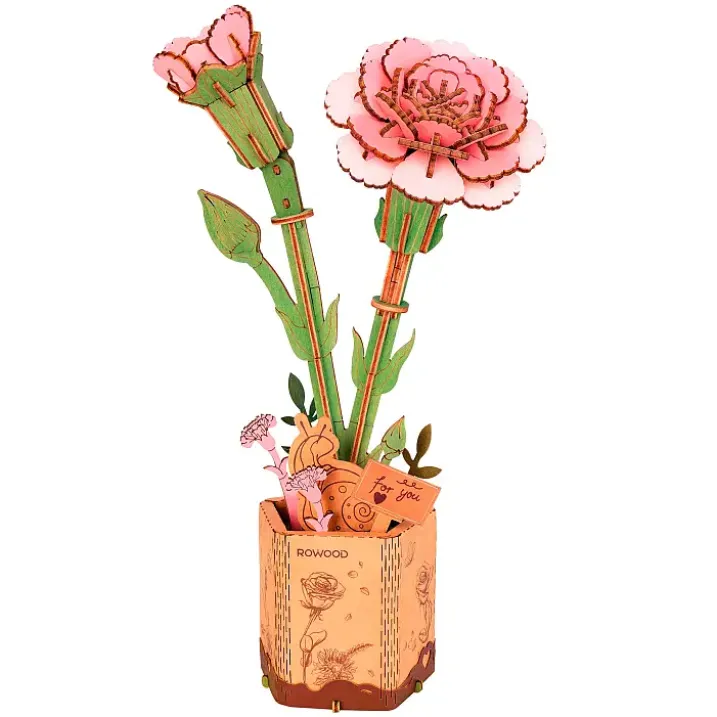 Kit para montar una flor de madera