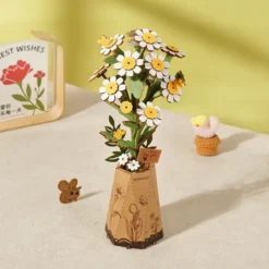 Kit para montar una flor de madera