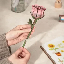 Kit para montar un ramo de flores de madera