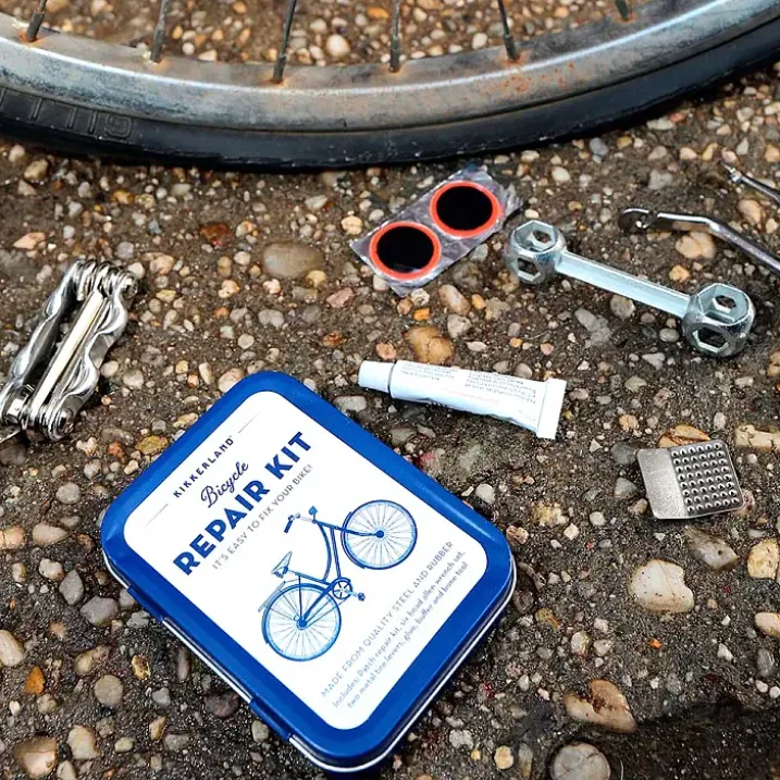 Kit reparación bicicleta de bolsillo para emergencias