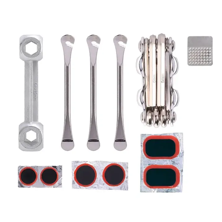Kit reparación bicicleta de bolsillo para emergencias