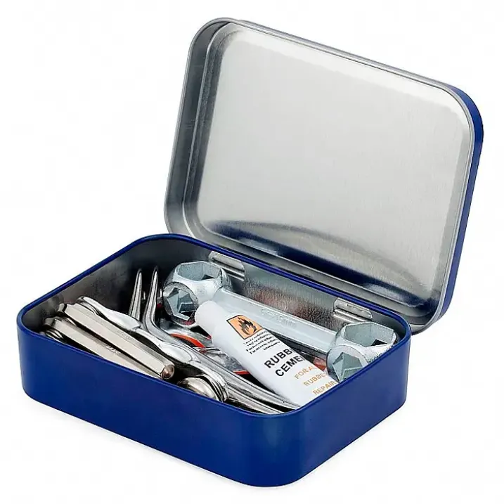 Kit reparación bicicleta de bolsillo para emergencias