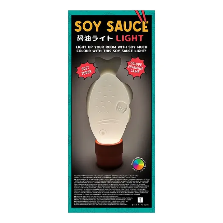 Lampara de noche en forma de pez de salsa de soja