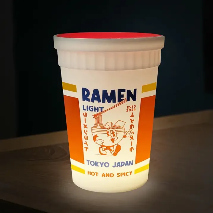 Lamparita con forma de bowl de ramen