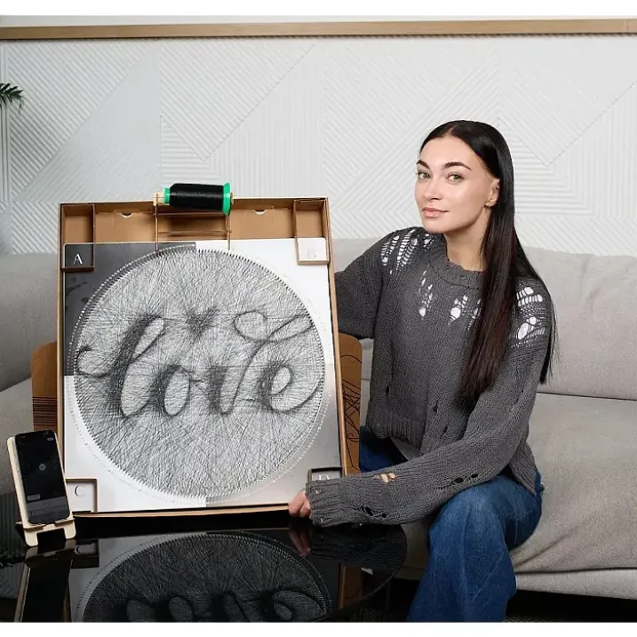 Let’s String: kit para hacer un cuadro con hilos personalizado