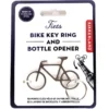 Llavero abrebotellas con forma de bicicleta