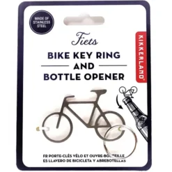 Llavero abrebotellas con forma de bicicleta