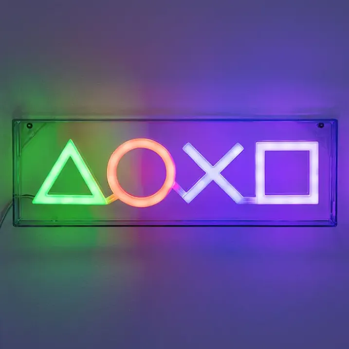 Lámpara de neón LED de PlayStation