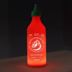 Lámpara de noche en forma de bote de salsa picante