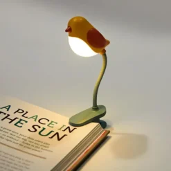 Luz de lectura en forma de pajarito