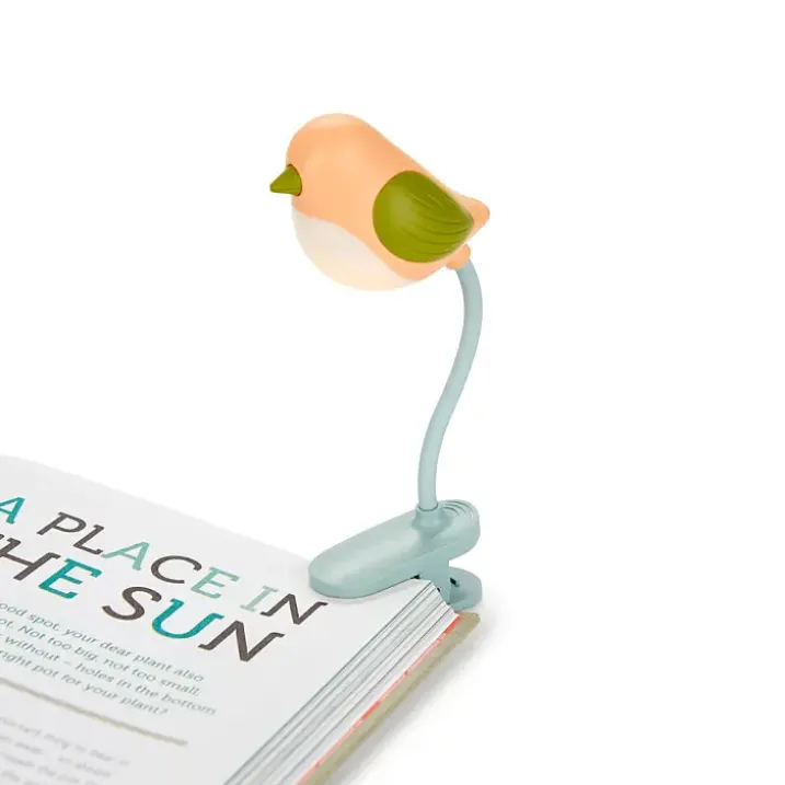 Luz de lectura en forma de pajarito
