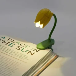 Luz de lectura en forma de tulipán