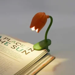 Luz de lectura en forma de tulipán