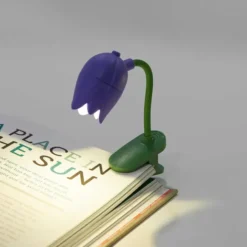 Luz de lectura en forma de tulipán