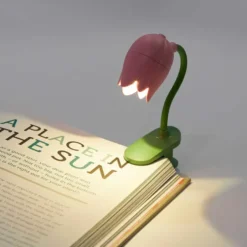 Luz de lectura en forma de tulipán