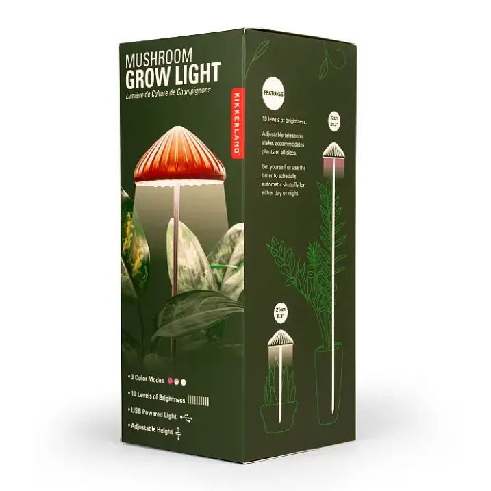 Luz para plantas en forma de seta