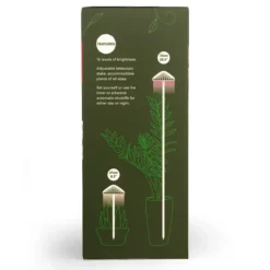 Luz para plantas en forma de seta