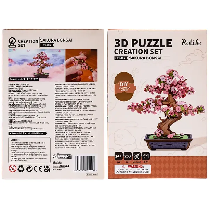 Maqueta Bonsái Sakura de madera