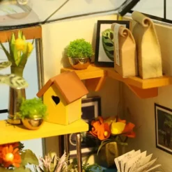Maqueta de invernadero en miniatura para montar uno mismo