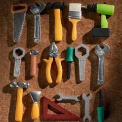 Maqueta de taller mecánico para montar uno mismo