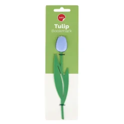Marcapáginas original con forma de tulipán