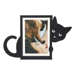 Marco de fotos con gatito asomando