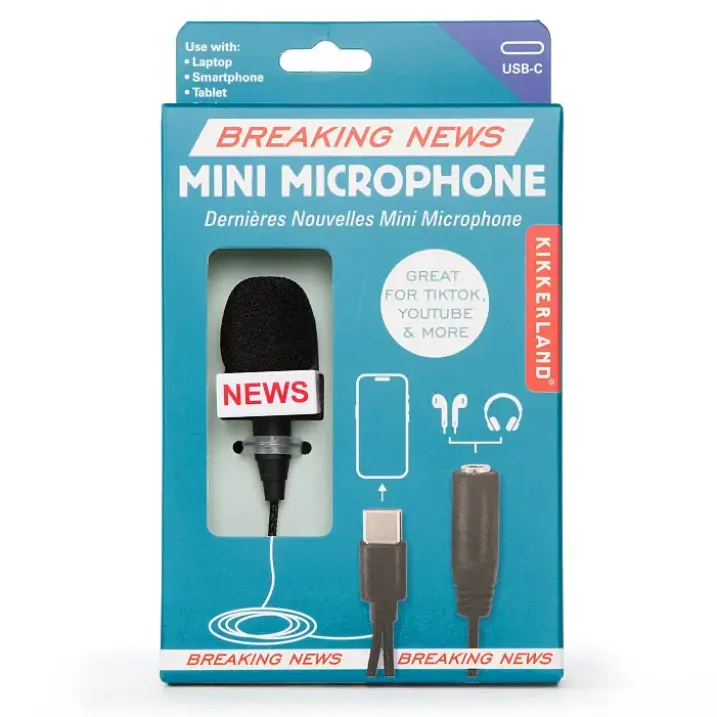 Micrófono para móvil estilo reportero
