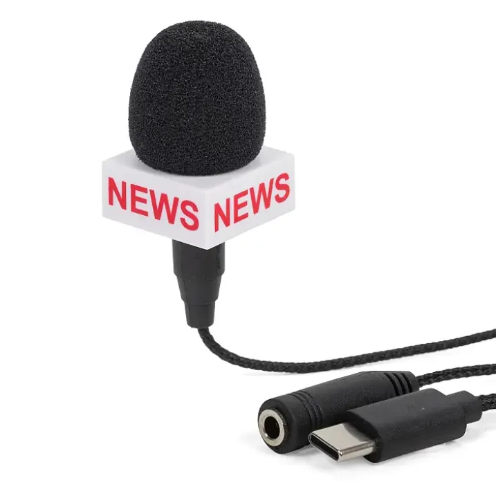 Micrófono para móvil estilo reportero