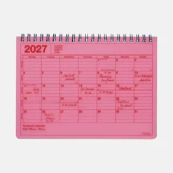 Mini calendario libreta 2027