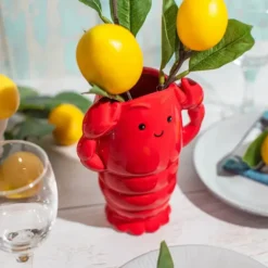 Mini jarrón en forma de langosta