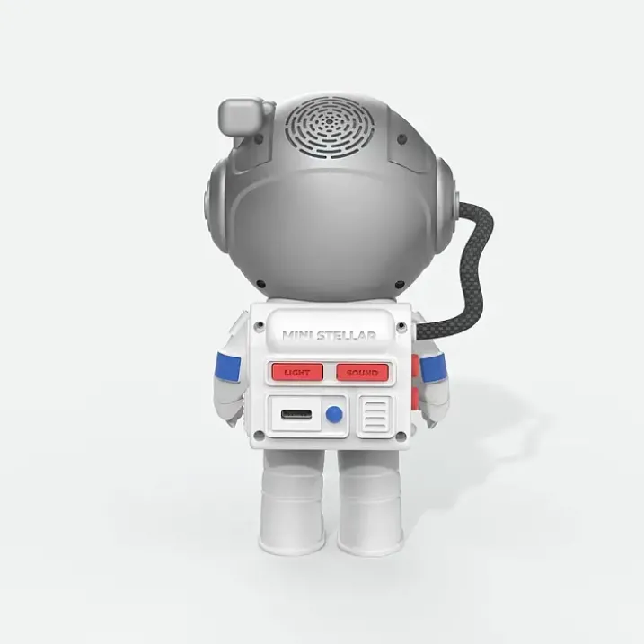 Mini proyector astronauta con sonidos relajantes
