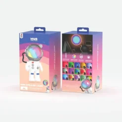 Mini proyector astronauta con sonidos relajantes