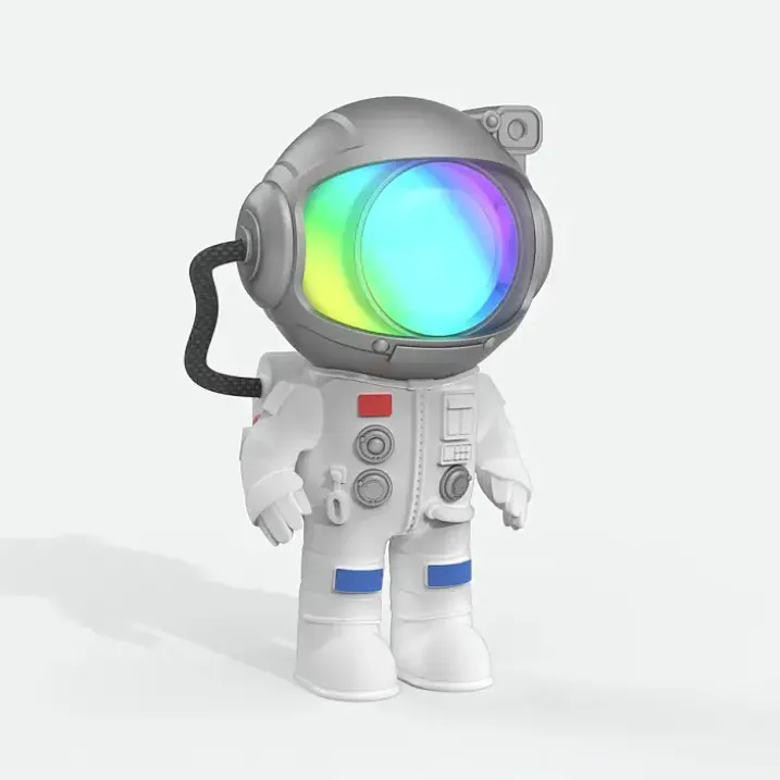 Mini proyector astronauta con sonidos relajantes