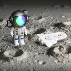 Mini proyector astronauta con sonidos relajantes