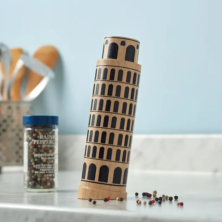 Molinillo de pimienta en forma de la Torre de Pisa