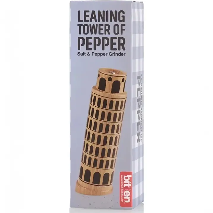 Molinillo de pimienta en forma de la Torre de Pisa