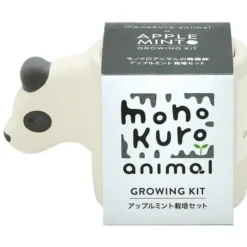 Monokuro mini maceta con kit de cultivo en forma de animalito