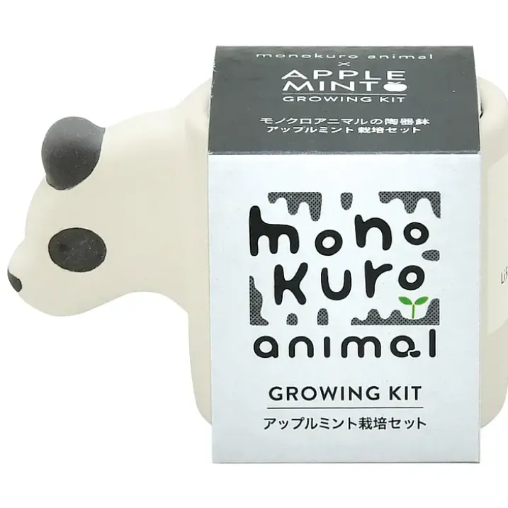 Monokuro mini maceta con kit de cultivo en forma de animalito