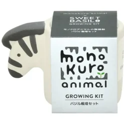 Monokuro mini maceta con kit de cultivo en forma de animalito