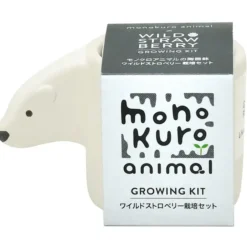 Monokuro mini maceta con kit de cultivo en forma de animalito