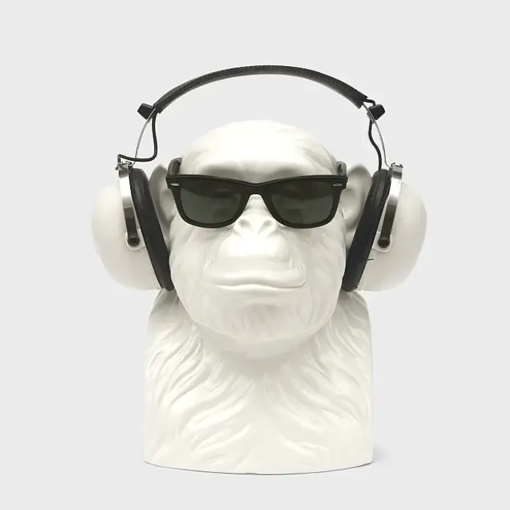 Organizador de accesorios en forma de cabeza de chimpancé