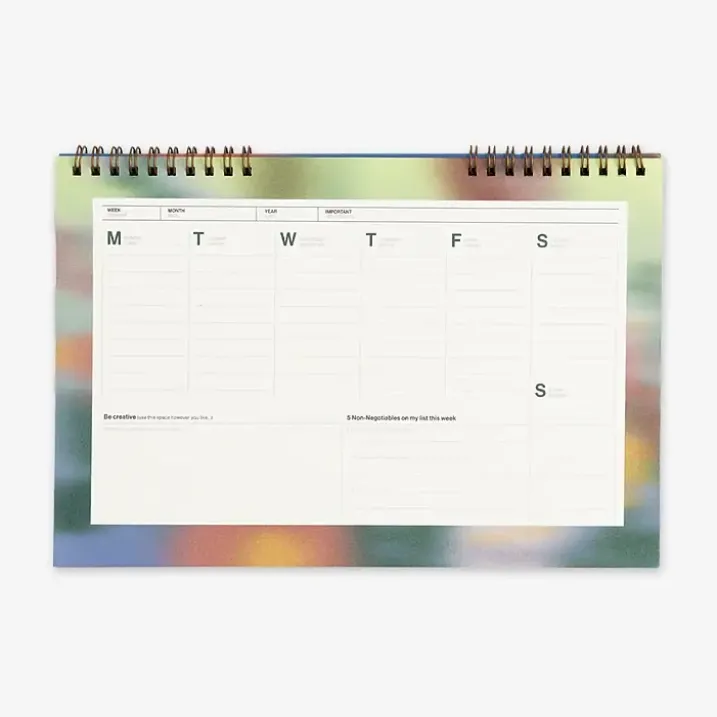 Organizador semanal Blooming