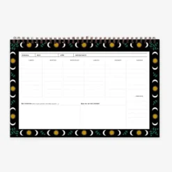 Organizador semanal con diseño místico