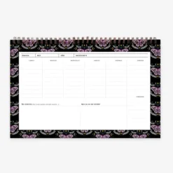 Organizador semanal con diseño místico