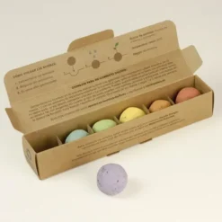 Pack de 6 bombas de semillas: flores o hierbas aromáticas